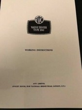 AVO Tester Valvola Tipo 160