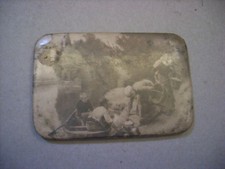 Specchietto rappresentante un quadro (contadini). Anni '30/´40