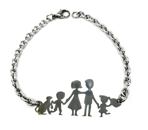 Gioiello bracciale famiglia - bracciale,