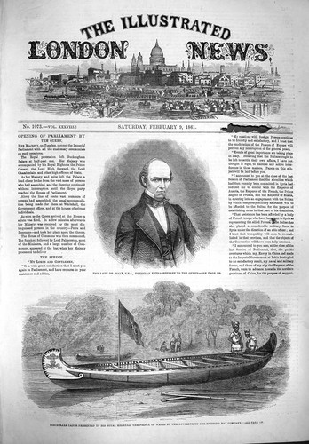 Vecchia stampa antica 1861