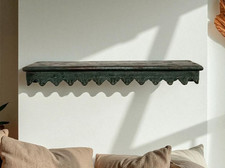 Mensola Vintage Rustica In Legno Originale, Rara Da Trovare