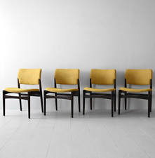 MidCentury Set di 4 sedie Friz Hansen, originali scandinave retrò, 60s