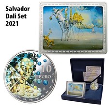 Monete argento Salvador Dalì