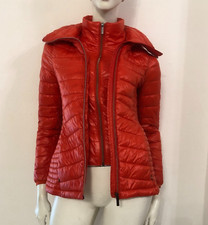 DKNY DONNA KARAN Giacchetto piumino rosso arancione Tg XS