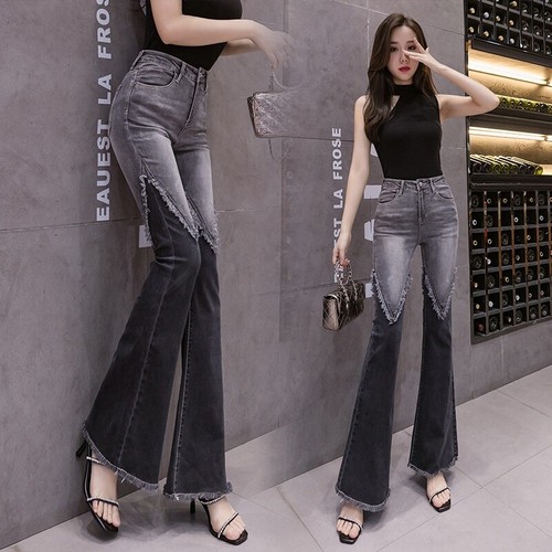 Pantaloni svasati lady - svasati, denim