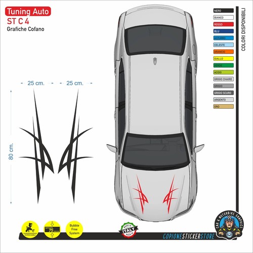 Adesivi tribali racing auto - adesivi,