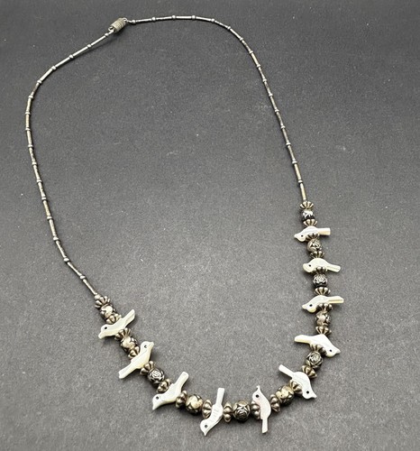 Collana vintage zuni pietra - collana,
