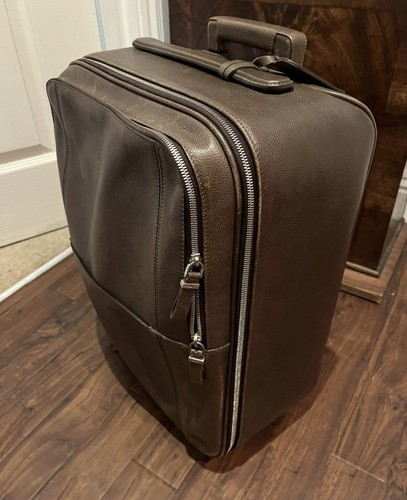 Valigia trolley vera pelle - in,