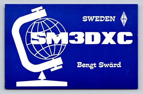 Ham radio qsl sm3dxc - ham,