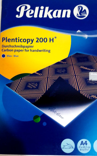 Carta ricalco blu - blu, plentycopy