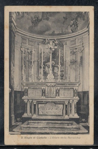 Cartolina san biagio - cartolina, di