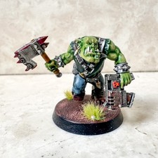 Warhammer 40K Ork Boyz Boy Axe Pistol Miniatura Painted Citadel Games Workshop