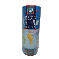 Arno Peters Mappa del Mondo Puzzle Pezzo Puzzle Taglia Gigante 650 Pezzi Sigillato