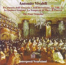 Il Cimento Dell'Armonia E Dell'Inventione, Op. VII (Vol. 1), Interpret