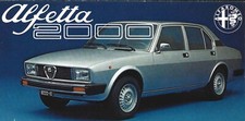 Depliant Alfa Romeo Alfetta