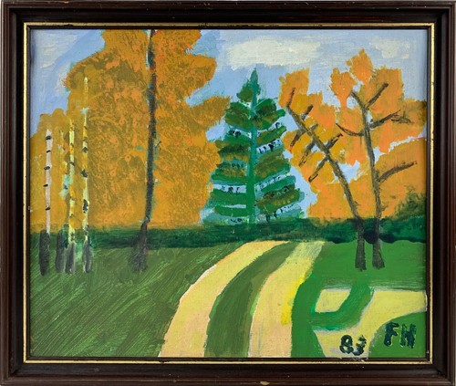 Quadro olio naif - quadro,