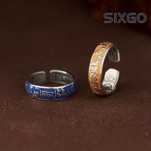Anello buddista argento - anello,