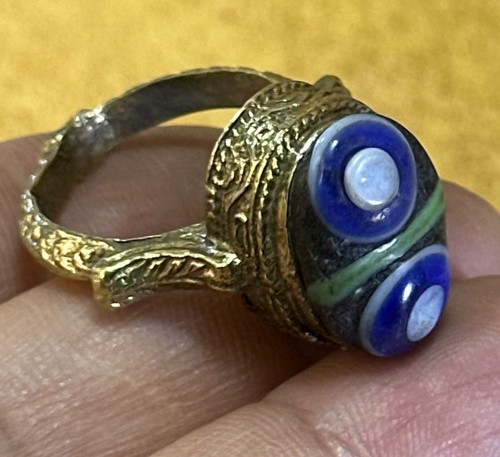 Antico anello romano bronzo - antico,
