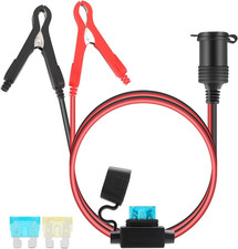 Prolunga per Accendisigari Auto Batteria 12V 24V Coccodrillo Clip Elettriche 3 M