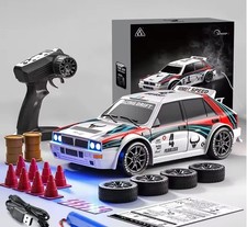 Auto Radiocomandata Lancia Delta integrale Telecomandata 1/24 Fari Luci Led
