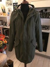 PARKA UOMO "DOWN UP" COLORE VERDE MILITARE, TAGLIA M IN OTTIME CONDIZIONI!!!