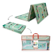 Olivo.shop Tappeto Bambini Pieghevole Gioco Infanzia Bambini Strade/Animali PLAY