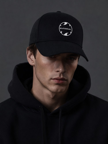 Cappello nero regolabile - cappello, nero regolabile