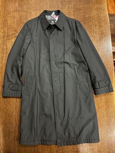 Burberry black label trench - black,