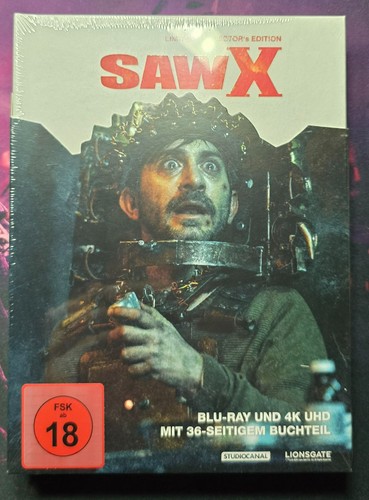 Saw mediabook unwattiert - x,