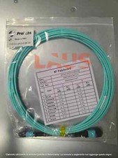 N°5 Cavi Fibra Ottica MPO-8F OM3 Aqua 5m 40G - CAB-M3-MPO/Q-8B-5M - Garantiti