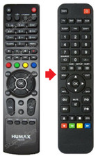 Telecomando di ricambio per Humax RM-E09 / HD-5400S / HD-5600S
