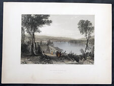 1838 Bartlett Antique Print