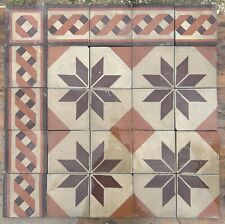 Cementine antiche mattoni piastrelle originali quadrate geometriche pavimento 15