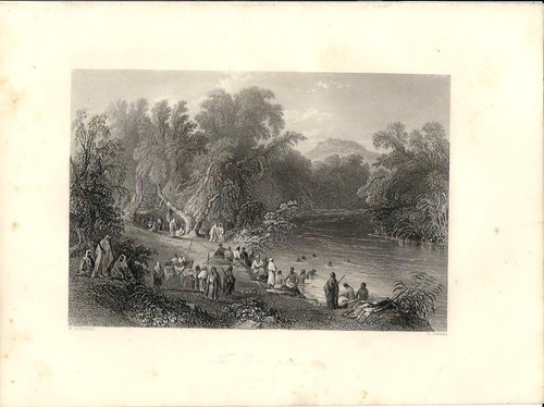 Stampa antica fiume - stampa,