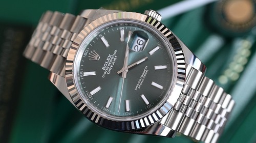 Rolex datejust green - 41, mm