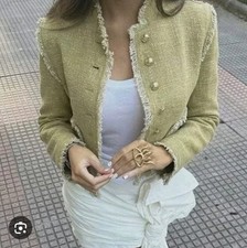 Giacca Zara tweed testurizzata