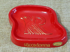Svuotasche pubblicitario vintage RICCADONNA PRESIDENT RESERVE ceramica firenze