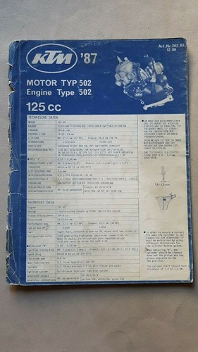 Ktm motore typ 502 125 - ktm,