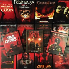 Horror DVD and Blu Ray Used