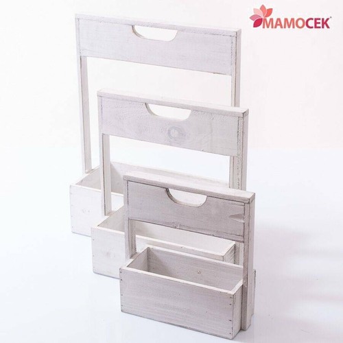 Cassetta legno vaschetta con - cassetta,