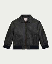 Giubbotto nero in pelle