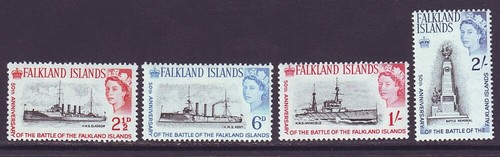 Isole falkland 1964 150 153 - sc, 150-153