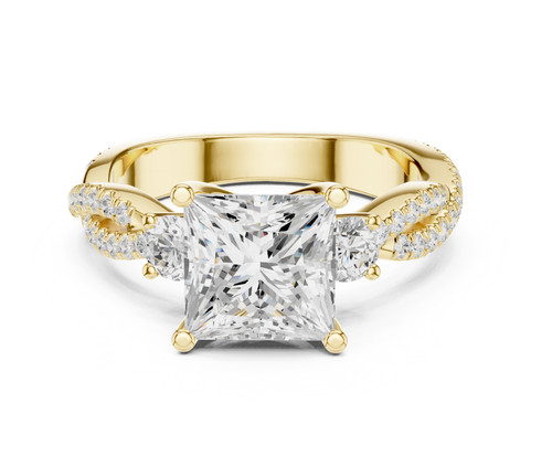 Anello oro carati con - in,