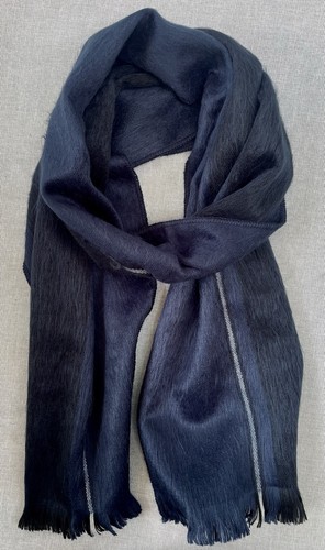 Sciarpa shupaca alpaca blu - alpaca,