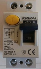 Interruttore Differenziale Puro 2P 32A  0,3A 230V Salvavita