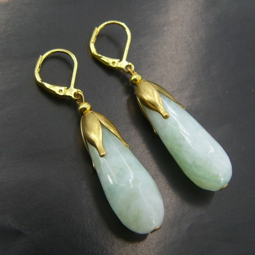 Jade ohrringe edelstein damen - jade-ohrringe,