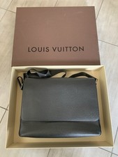 Borsa spalla Louis Vuitton Roman GM Taiga Ardoise