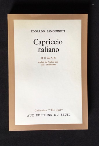 Edoardo sanguineti capriccio - :,