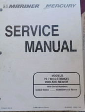 Manuale Di Servizio Per Modelli Mercury Mariner 75/90 4 Tempi P/N 90-858895