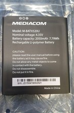 BATTERIA ORIGINALE SMARTPHONE MEDIACOM X520U ,M-BATX520U